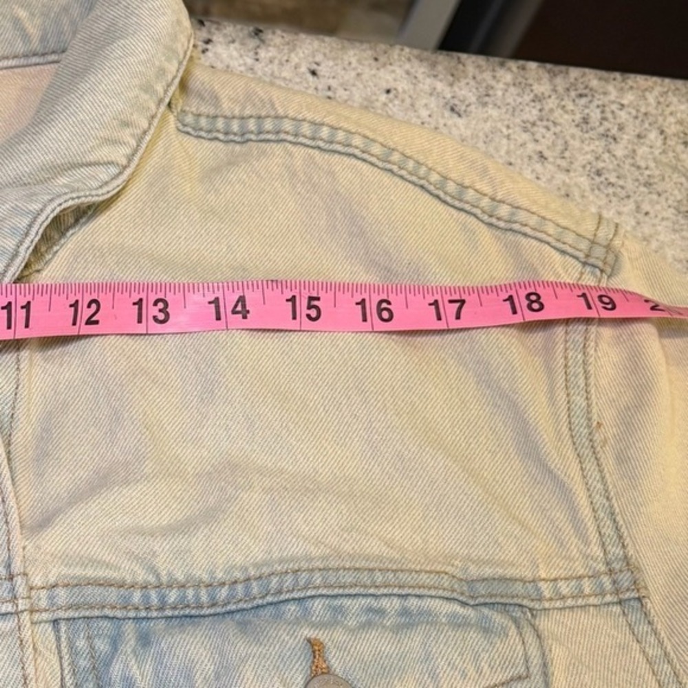 Universal‎ Thread Denim Jacket Beige Utility Drawstring Waist Size M - Picture 8 of 8